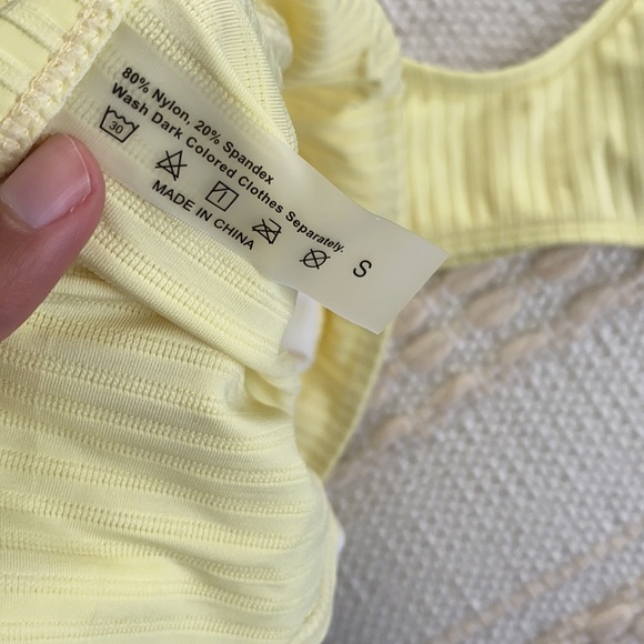 [Brand New] SheIn High Waisted Ribbed Bikini Set - Picture 6 of 9